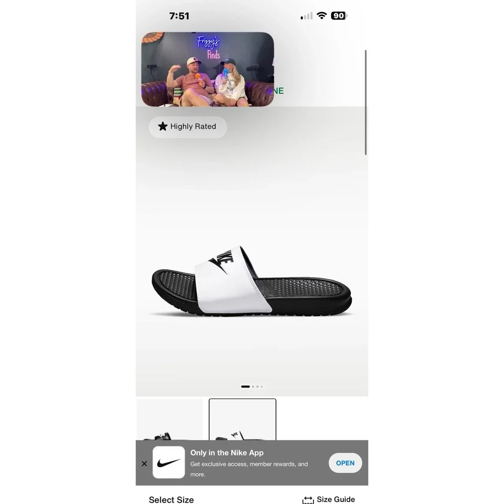 Nike benassi men